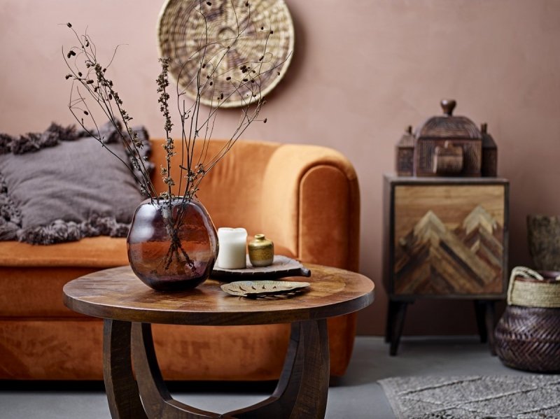 Bloomingville JASSY Stolik Kawowy z Drewna Mango / Brązowy