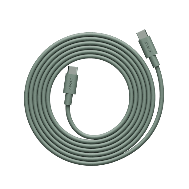Avolt CABLE 1 Kabel do Ładowania USB-C 2 m / Zielony