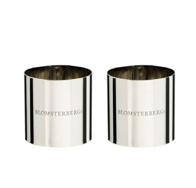 Blomsterbergs KITCHEN Stalowy Ring - Forma do Deserów 5 cm 2 Szt.