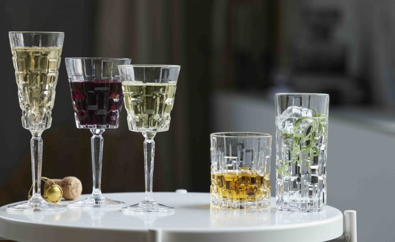 Lyngby Glass ETNA Kryształowe Kieliszki do Szampana 190 ml / 4 Szt.