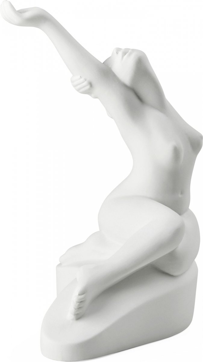 Kähler MOMENTS OF BEING Figurka Dekoracyjna z Porcelany - Biała / Heavenly Grounded