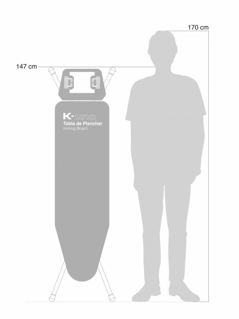 Rolser K-UNO Deska do Prasowania / Niebieska