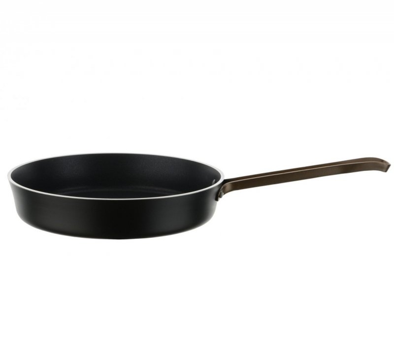 Alessi EDO Patelnia 28 cm z Powłoką Nieprzywierającą - Czarna