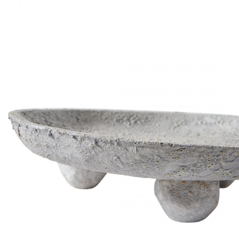 Designerska taca z terakoty Luna — elegancki element wnętrza