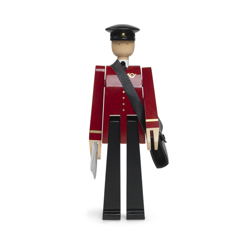 Kay Bojesen POSTMAN EINAR Drewniana Figurka - Listonosz