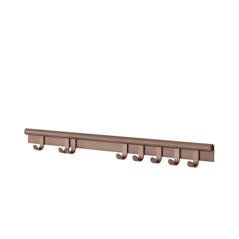 Muuto COIL Listwa - Wieszak Ścienny na Ubrania 100 cm Śliwkowy