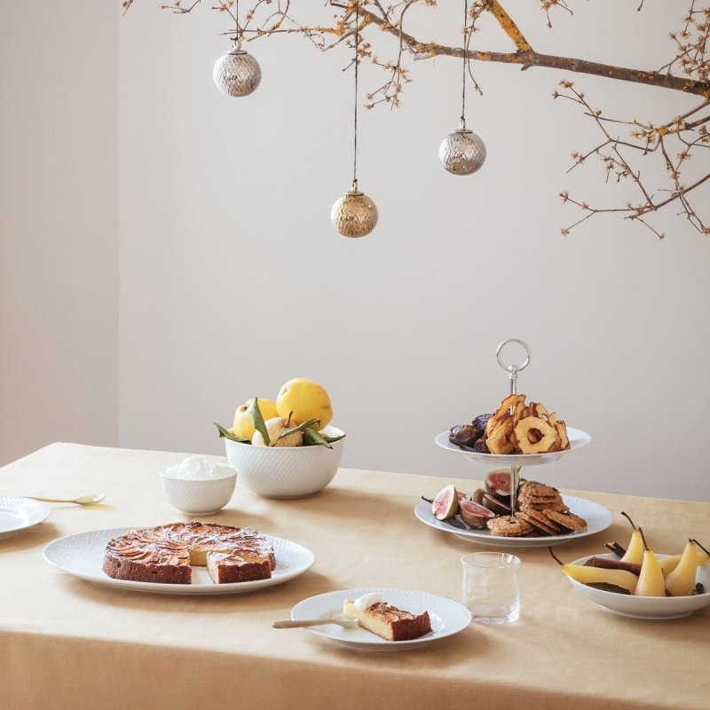 Lyngby Porcelain RHOMBE Bombka Porcelanowa - Jasnozielona