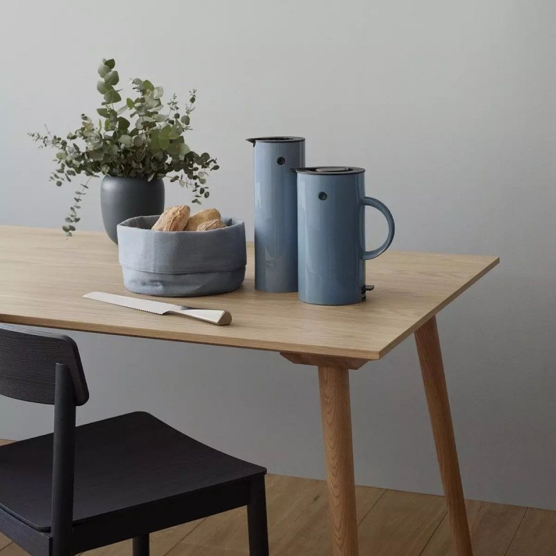 Stelton CLASSIC Bawełniany Chlebak - Pojemnik na Pieczywo / Niebieski