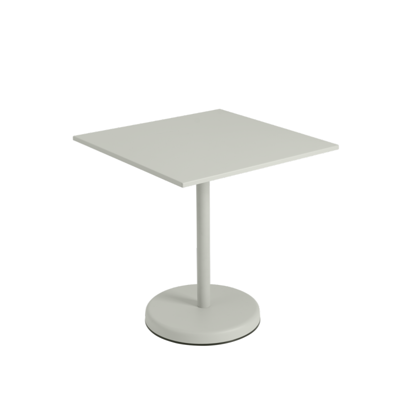 Muuto LINEAR Kwadratowy Ogrodowy Stolik Kawowy 70x70 cm / Szary