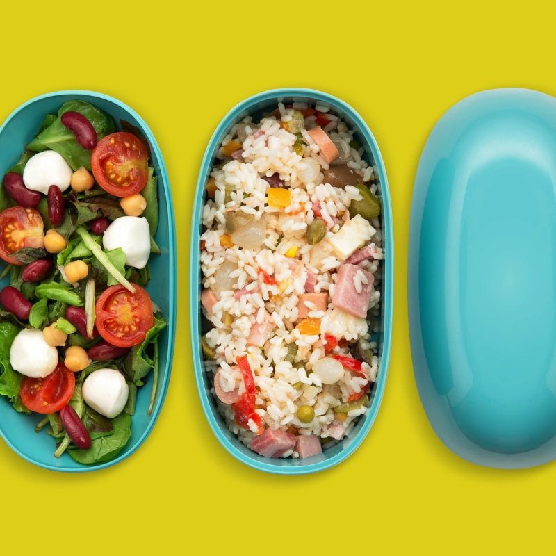 Alessi FOOD A PORTER Lunchbox - Pojemnik na Lunch - Czerwony