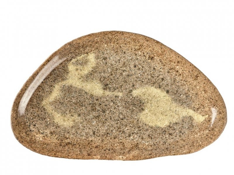 Villa Collection BARK Patera / Misa Dekoracyjna 40 cm z Naturalnego Kamienia Rzecznego