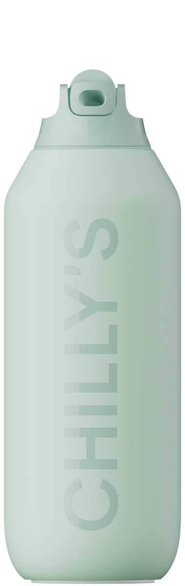 Chilly's SERIES 2 SPORT Stalowa Butelka Sportowa do Wody 500 ml - Termiczna / Zielona