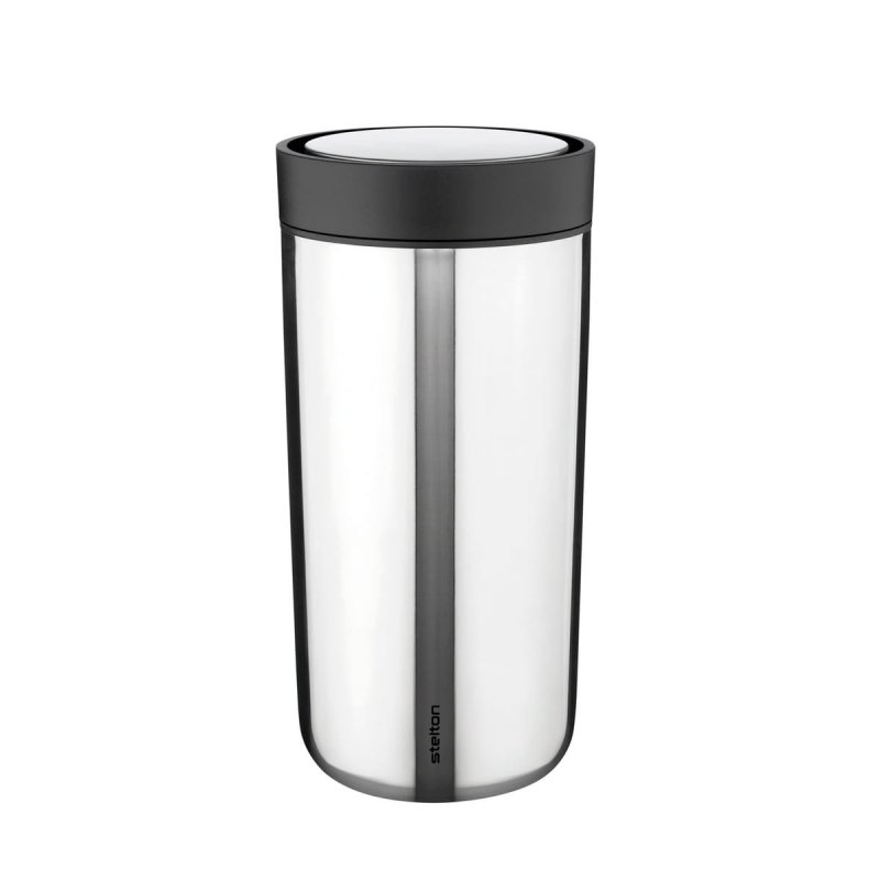 Stelton TO GO CLICK Stalowy Kubek Termiczny 480 ml Stalowy Polerowany