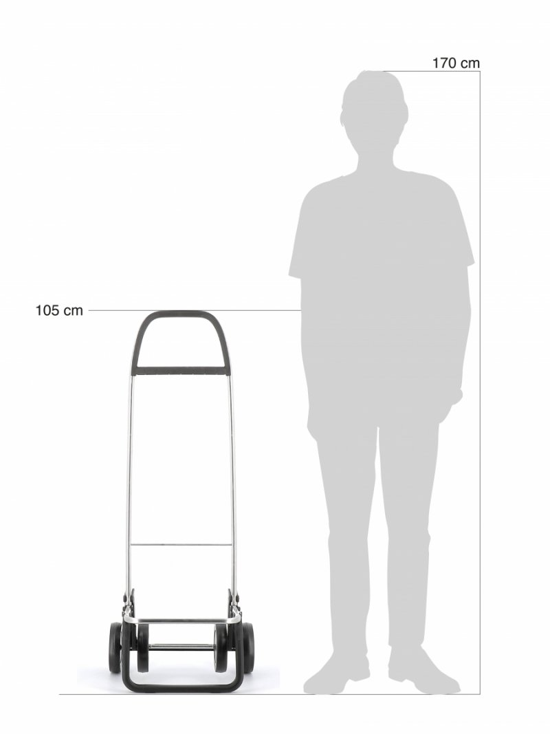Rolser AKANTO MF 4 Wózek na Kółkach - Torba na Zakupy / Czerwony