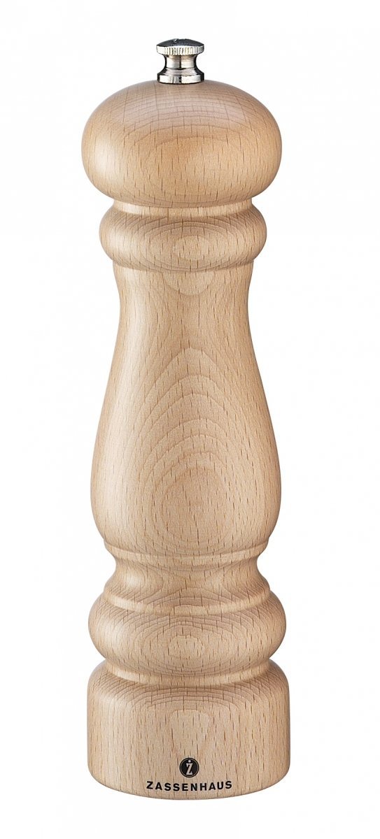 Zassenhaus POTSDAM Drewniany Młynek do Soli 20 cm Naturalny