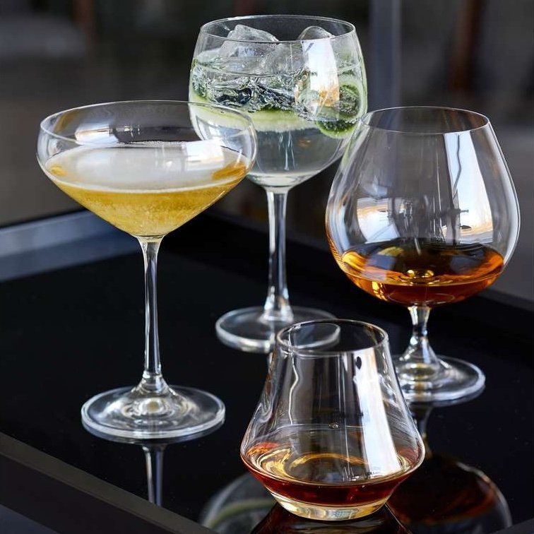 Lyngby Glass JUVEL Kieliszki do Koniaku 690 ml 4 Szt.