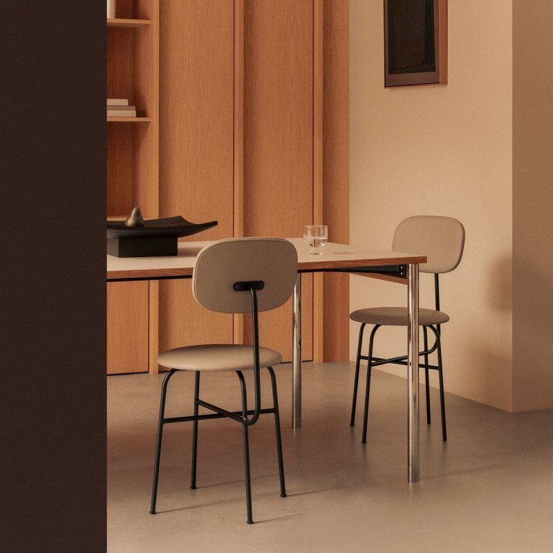 Audo CO DESK Biurko 140x70 cm / Nogi Chrom - Blat Kremowy Laminat