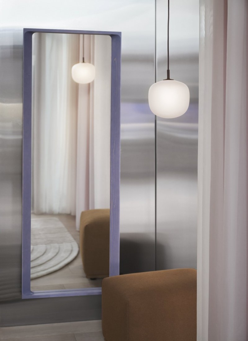 Muuto ARCED Lustro Ścienne 170 cm / Liliowe