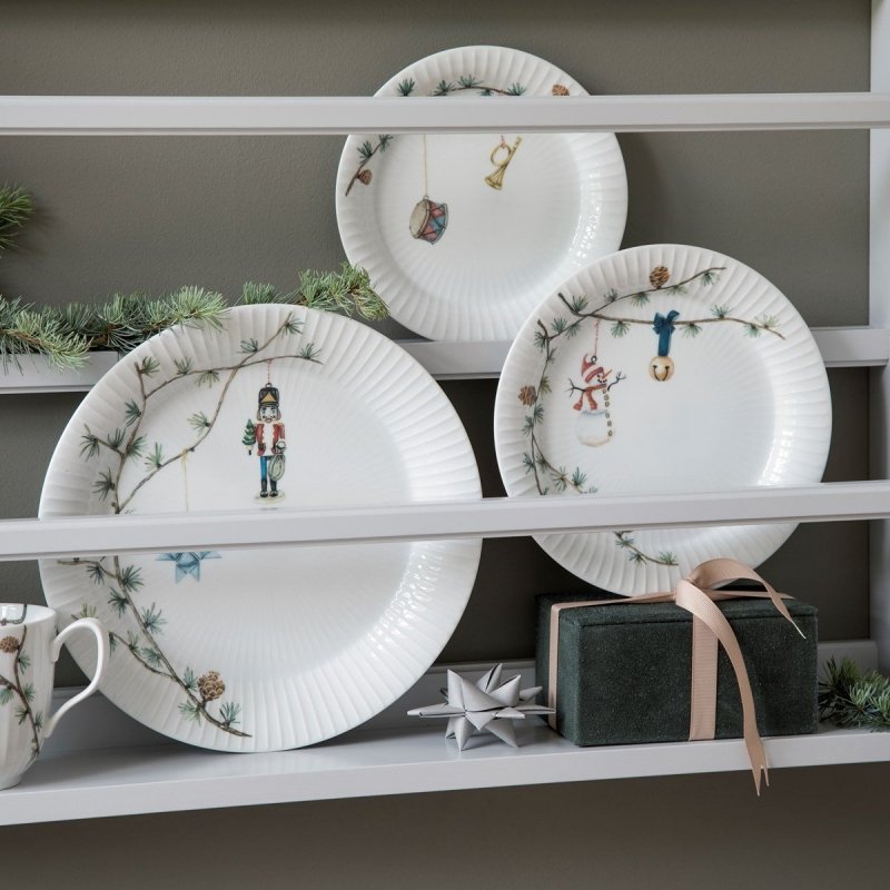 Kähler HAMMERSHØI CHRISTMAS Talerz Świąteczny 19 cm / Deserowy
