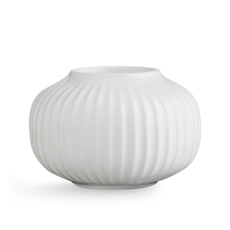 Kähler HAMMERSHØI Świecznik Tealight 10 cm Biały