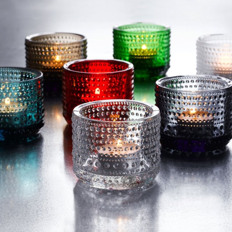 Iittala KASTEHELMI Świecznik Tealight / Frosted