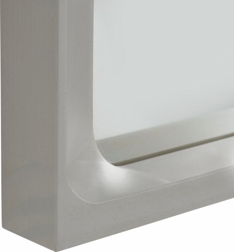 Muuto ARCED Lustro Ścienne w Drewnianej Ramie 80 cm / Świerk Olejowany