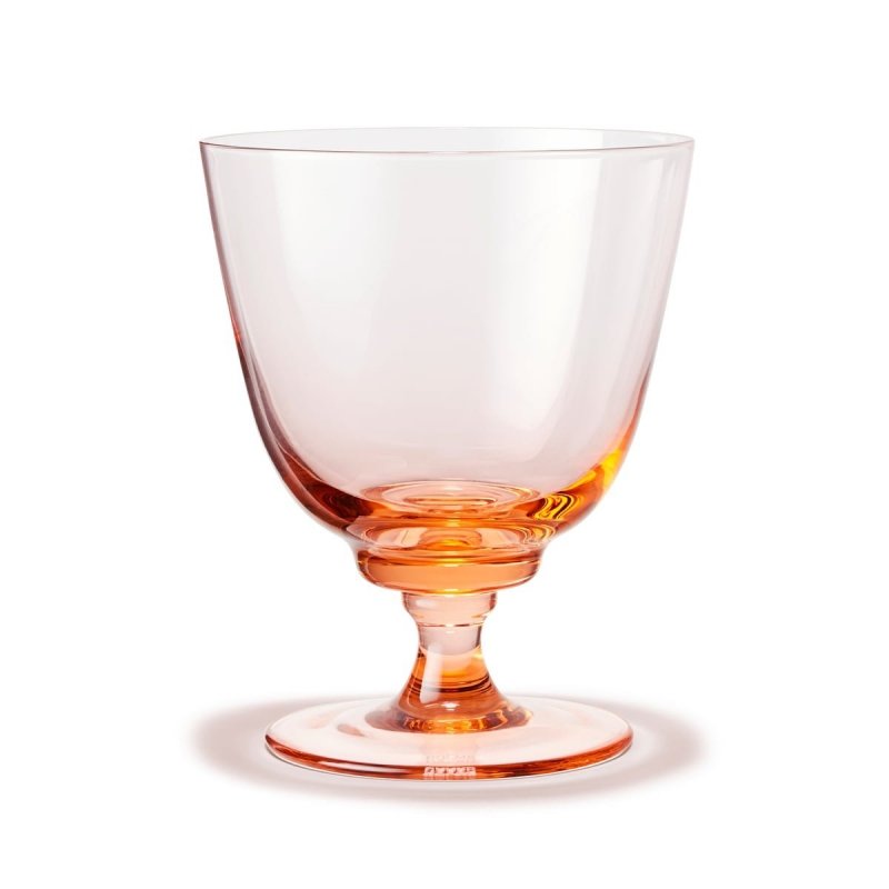 Holmegaard FLOW Kieliszek do Wody 350 ml / Różowy