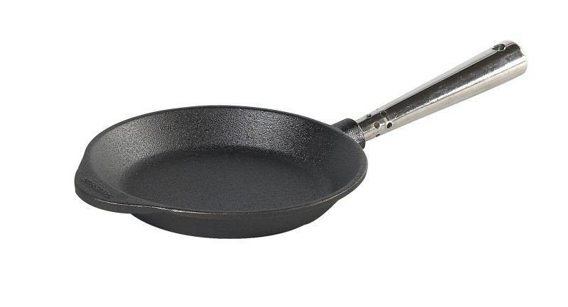 Skeppshult - Patelnia Żeliwna 18 cm Stalowy Uchwyt