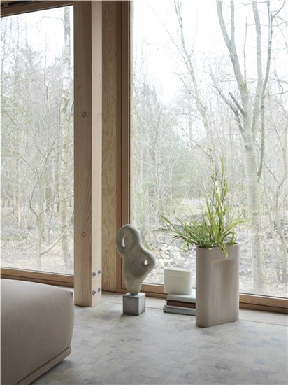 Muuto RIDGE Wazon do Kwiatów 35 cm Beżowy