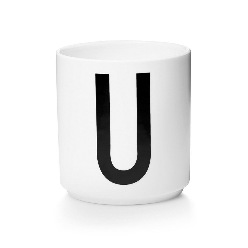 Design Letters AJ Vintage - Kubek Porcelanowy - Litera U