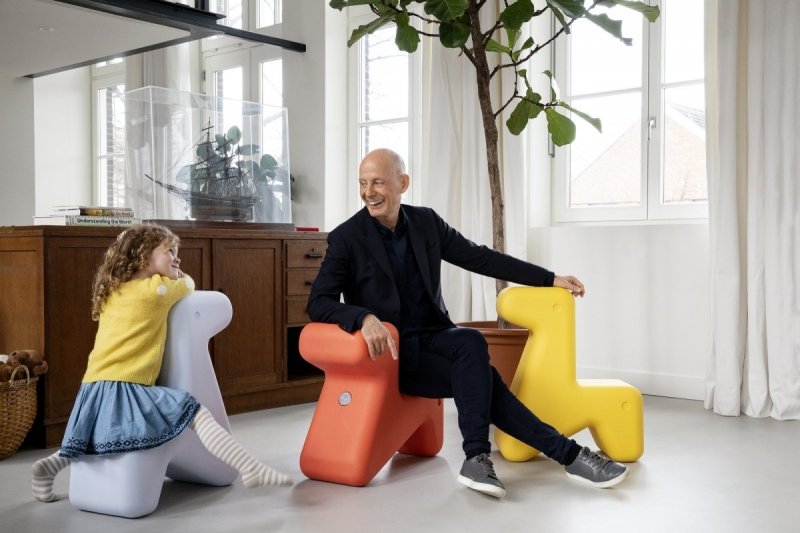 Alessi DORAFF Siedzisko dla Dzieci - Żółte