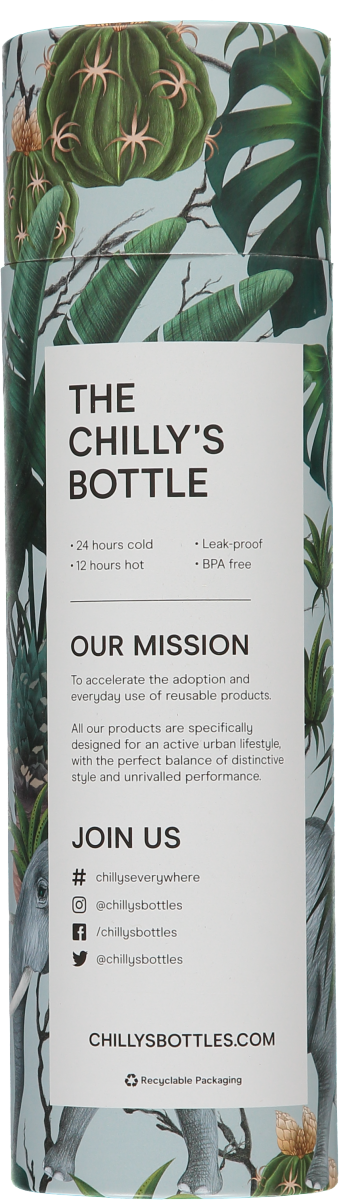 Chilly's TROPICAL Stalowa Butelka Termiczna 500 ml Elephant