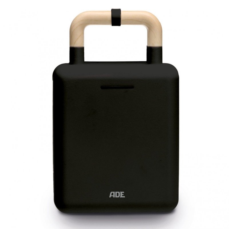 Ade KITCHEN Sandwich Opiekacz do Kanapek i Gofrownica 2w1 / Czarny