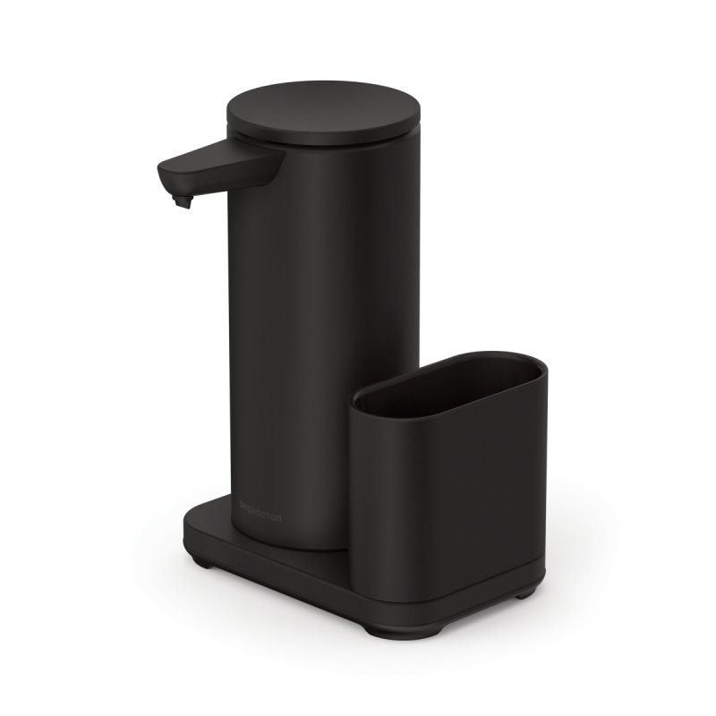 simplehuman SENSOR Bezdotykowy Automatyczny Dozownik Mydła lub Płynu z Pojemnikiem na Gąbkę / Czarny