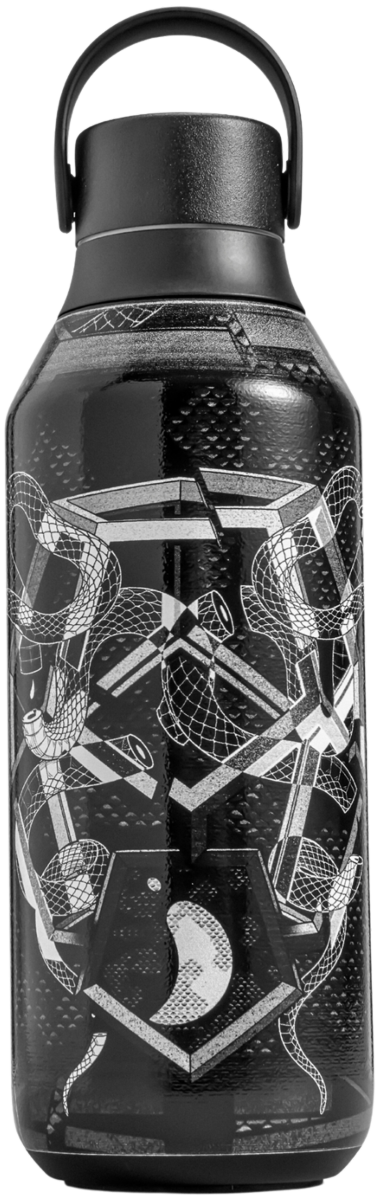 Chilly's SERIES 2 Stalowa Butelka Termiczna 500 ml z Grafiką / Studio Viper Vibrations