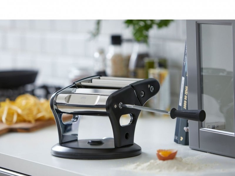 Holm KITCHEN Ręczna Maszynka do Makaronu - Czarna