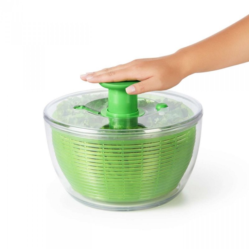 Oxo GOOD GRIPS Wirówka, Suszarka do Sałaty z Miską 6,2 l Zielona