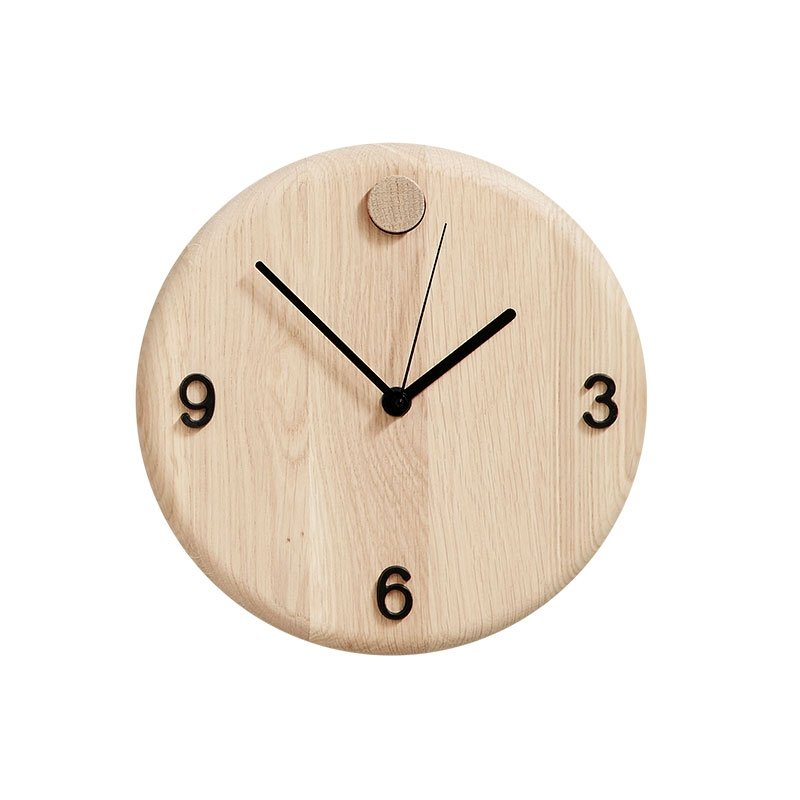 Andersen Furniture WOOD Dębowy Zegar Ścienny 22 cm