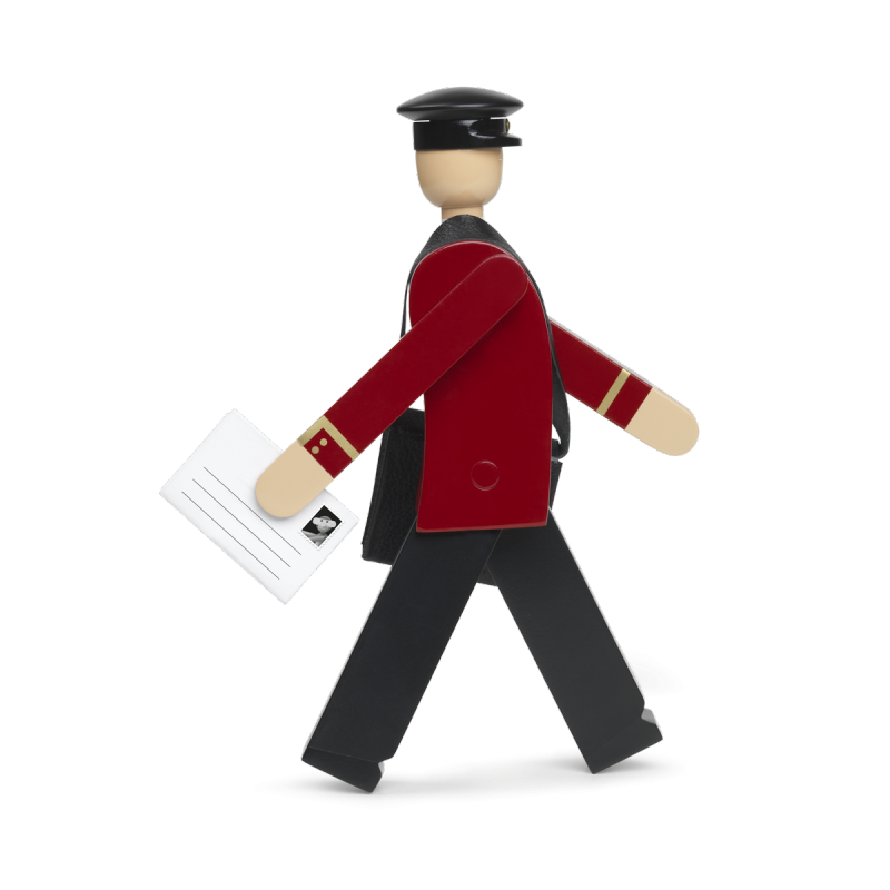 Kay Bojesen POSTMAN EINAR Drewniana Figurka - Listonosz