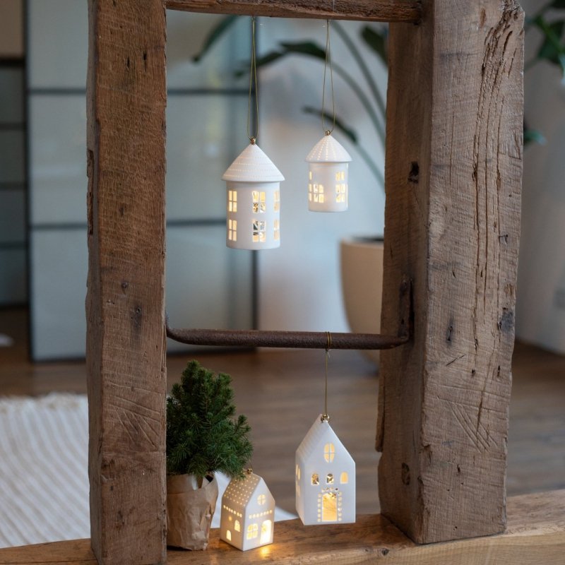 Rader HOME Świecznik - Lampion - Domek - Wiszący 16 cm