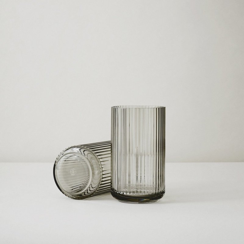 Lyngby Porcelain LYNGBY Wazon Szklany 25 cm Transparentny