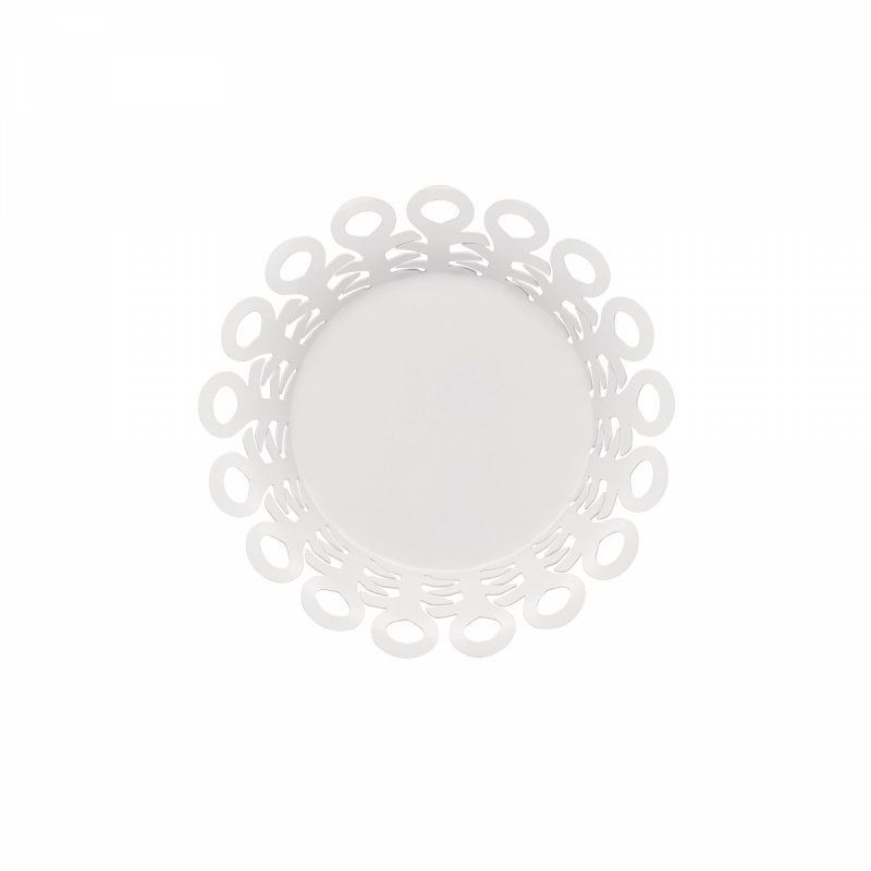 Alessi VIMINI Stalowy Kosz - Misa Dekoracyjna 22 cm / Biała