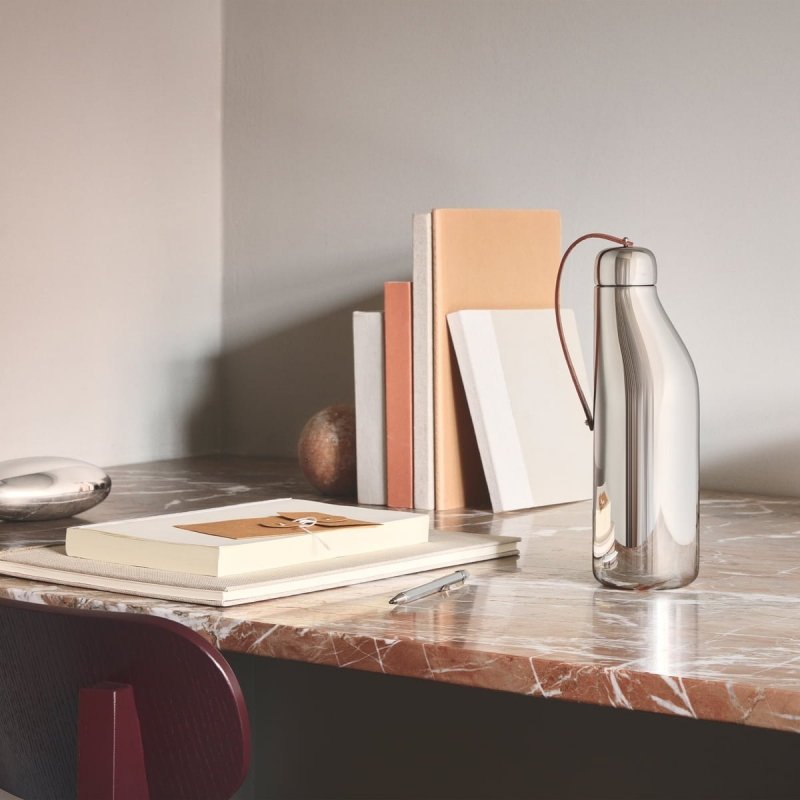 Georg Jensen SKY Butelka do Wody z Tritanu 500 ml / Szara