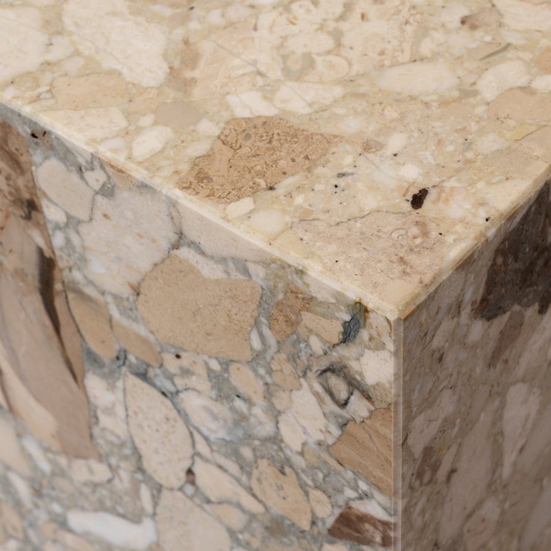 Menu PLINTH Marmurowa Półka Ścienna 60 cm / Piaskowy Marmur Kunis Breccia
