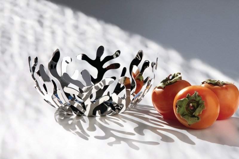 Alessi MEDITERRANEO Kosz na Owoce 25 cm / Stal Polerowana