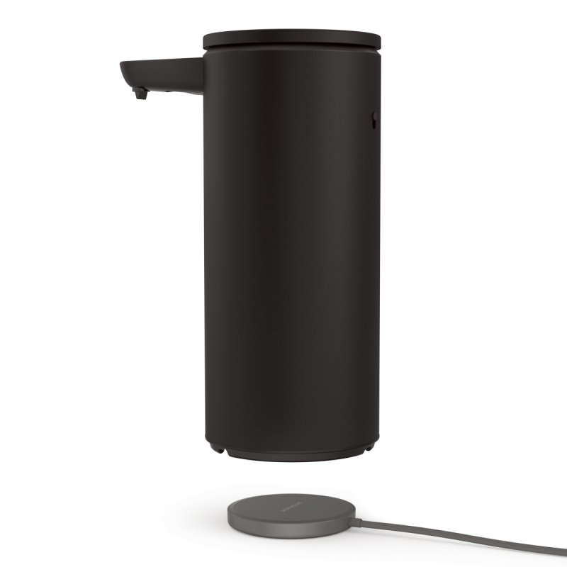 simplehuman SENSOR Bezdotykowy Automatyczny Dozownik Mydła lub Płynu z Pojemnikiem na Gąbkę / Czarny