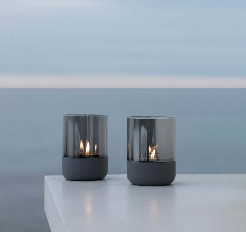 Blomus CALMA Świecznik Tealight 14 cm Szary
