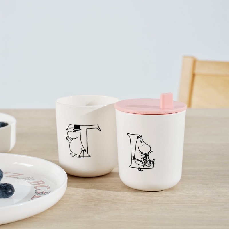 RIG-TIG by Stelton MOOMIN ABC Kubek dla Dzieci - Muminki - Litera V