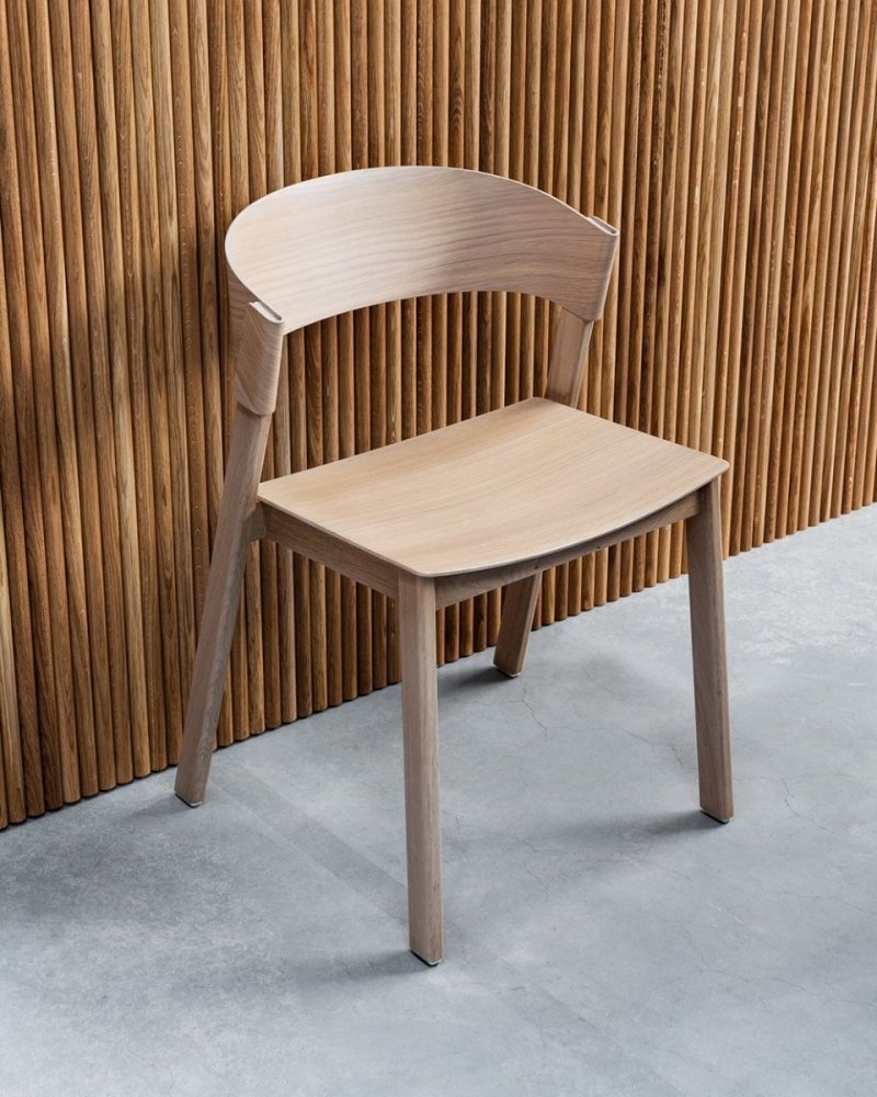 Muuto COVER SIDE Krzesło Drewniane - Dębowe