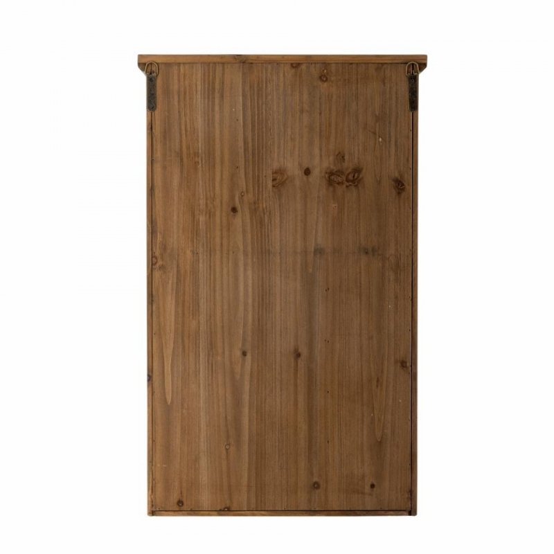 Bloomingville HAZEM Witryna - Szafa z Efektem Postarzania 80 cm / Zielona